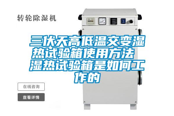 三伏天高低溫交變濕熱試驗(yàn)箱使用方法 濕熱試驗(yàn)箱是如何工作的