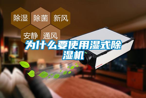 為什么要使用濕式除濕機(jī)