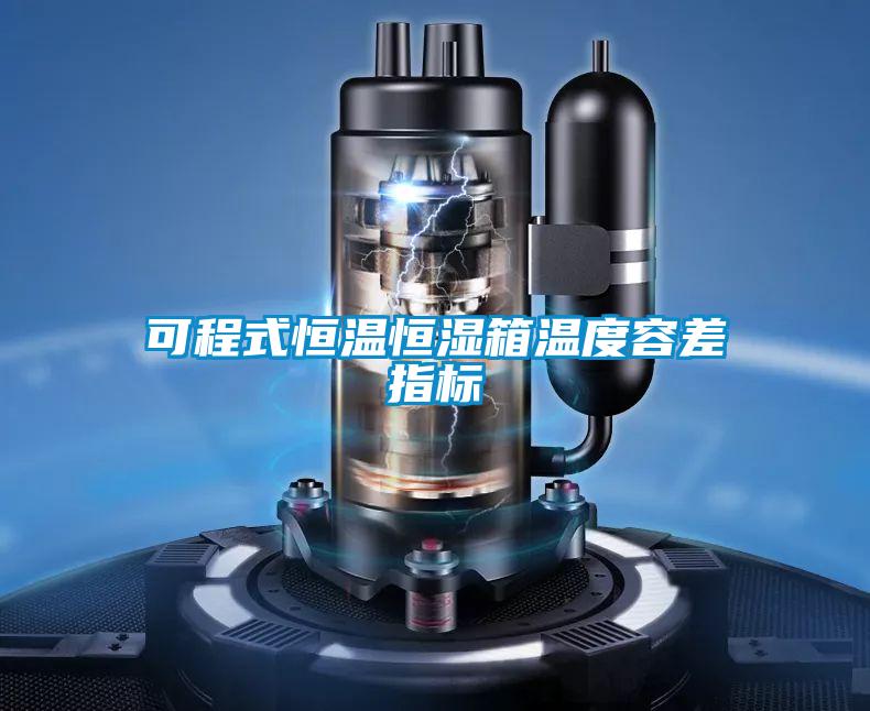 可程式恒溫恒濕箱溫度容差指標