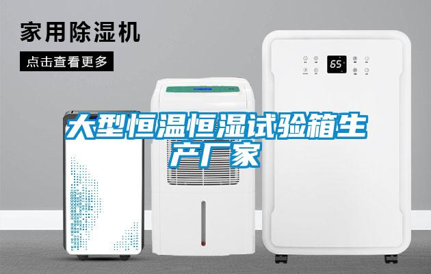 大型恒溫恒濕試驗箱生產廠家