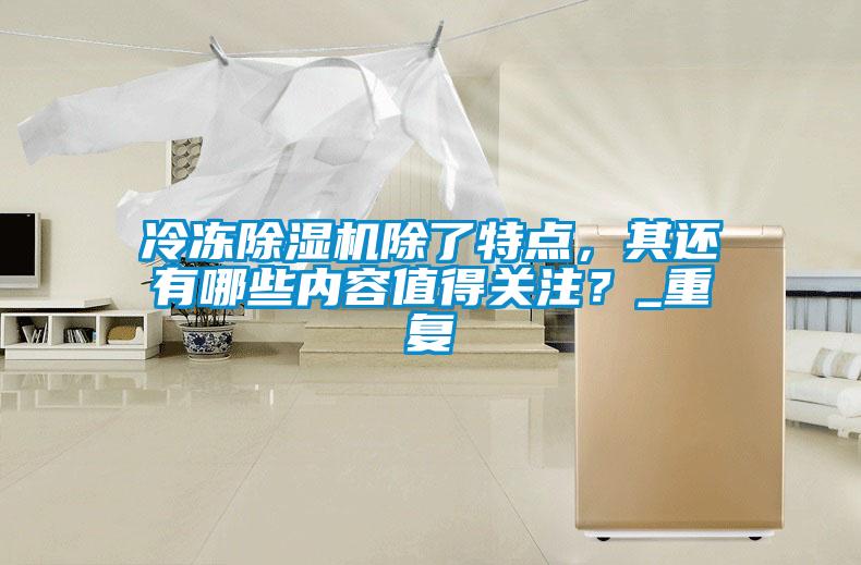 冷凍除濕機除了特點，其還有哪些內容值得關注？_重復