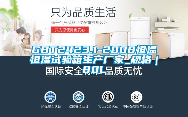 GBT2423.1-2008恒溫恒濕試驗箱生產(chǎn)廠家_規(guī)格｜80L