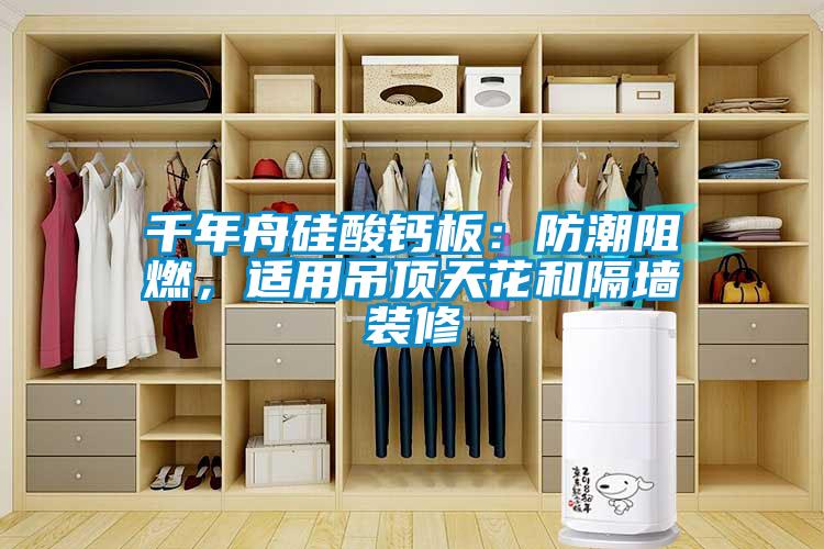 千年舟硅酸鈣板：防潮阻燃，適用吊頂天花和隔墻裝修