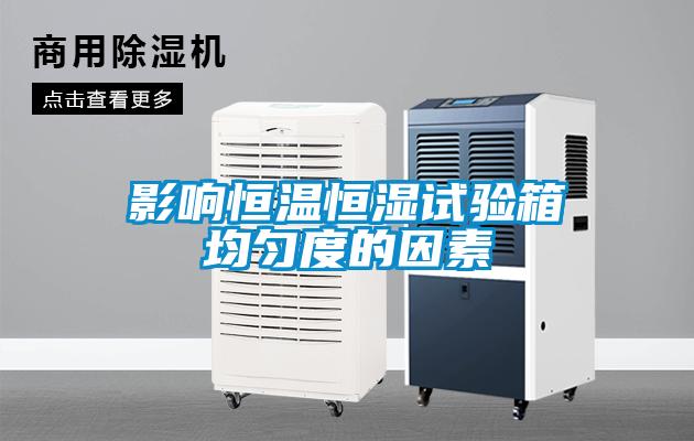 影響恒溫恒濕試驗箱均勻度的因素