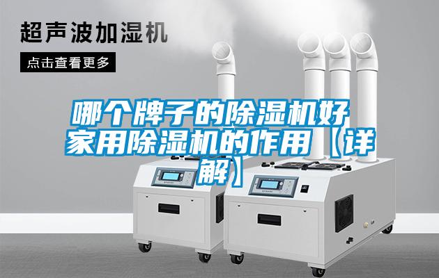 哪個牌子的除濕機好 家用除濕機的作用【詳解】