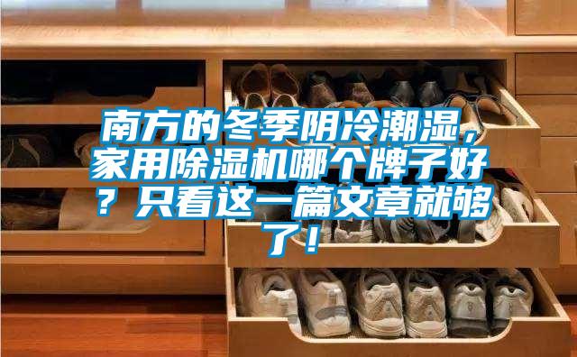 南方的冬季陰冷潮濕，家用除濕機哪個牌子好？只看這一篇文章就夠了！