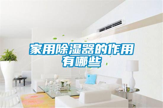 家用除濕器的作用有哪些