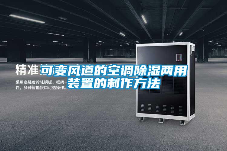 可變風道的空調除濕兩用裝置的制作方法