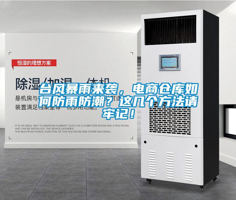 臺風暴雨來襲，電商倉庫如何防雨防潮？這幾個方法請牢記！