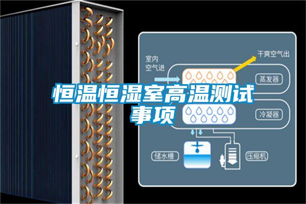 恒溫恒濕室高溫測試事項