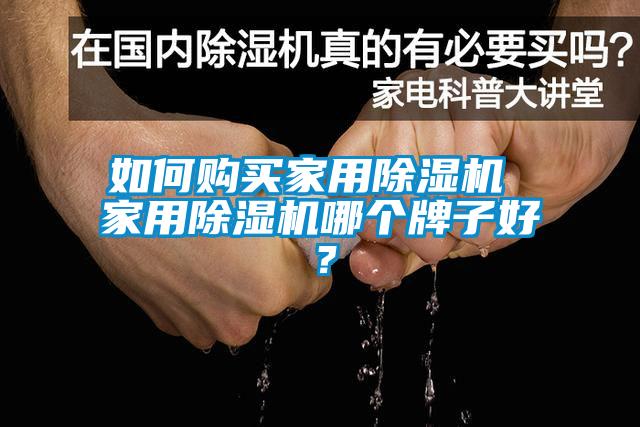 如何購買家用除濕機 家用除濕機哪個牌子好？