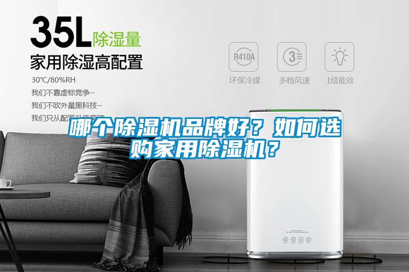 哪個除濕機品牌好？如何選購家用除濕機？