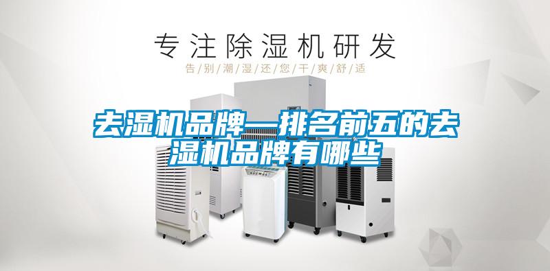 去濕機品牌—排名前五的去濕機品牌有哪些