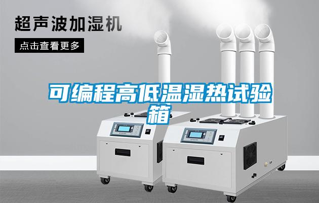 可編程高低溫濕熱試驗(yàn)箱