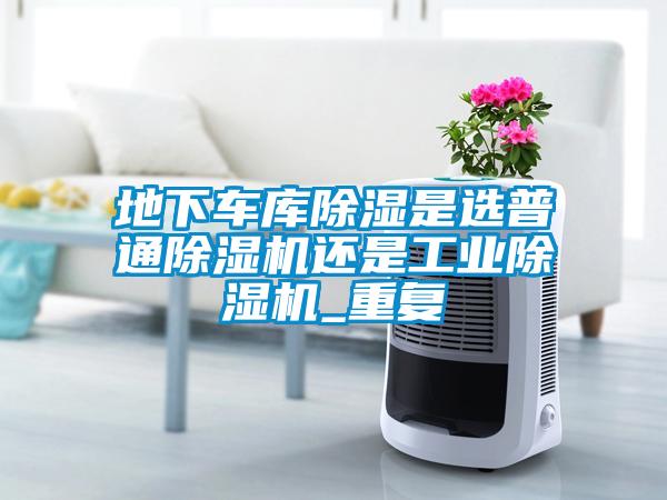 地下車庫除濕是選普通除濕機還是工業除濕機_重復