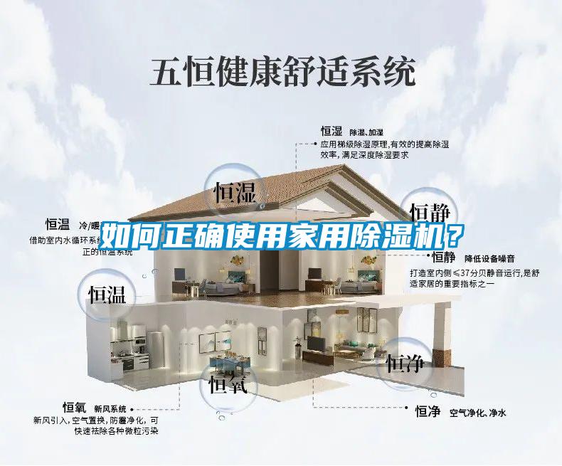 如何正確使用家用除濕機？