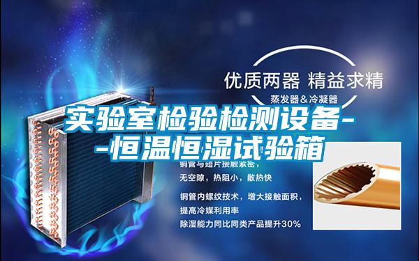 實驗室檢驗檢測設備--恒溫恒濕試驗箱