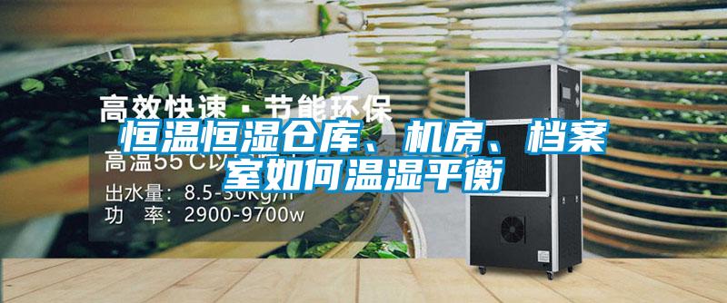 恒溫恒濕倉庫、機房、檔案室如何溫濕平衡