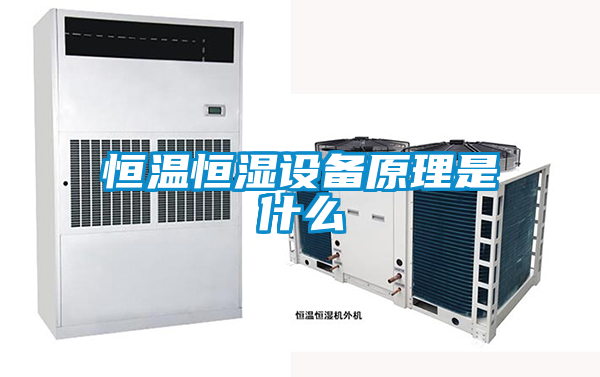 恒溫恒濕設備原理是什么