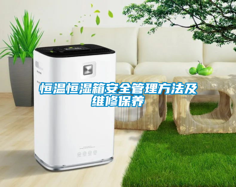 恒溫恒濕箱安全管理方法及維修保養(yǎng)