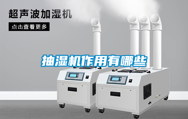抽濕機作用有哪些