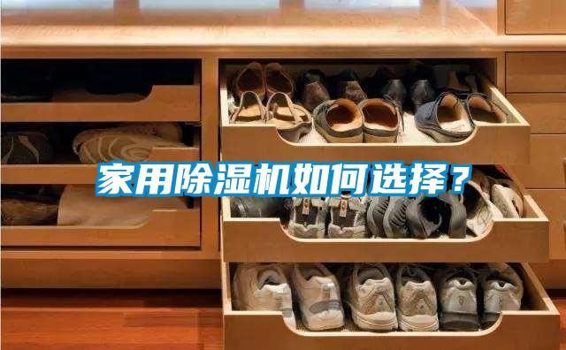 家用除濕機如何選擇？