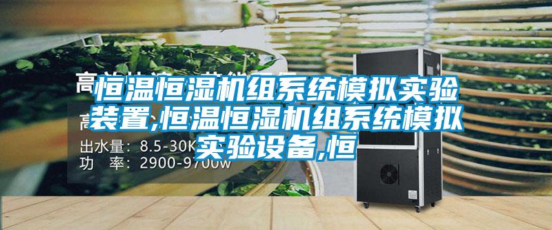 恒溫恒濕機組系統模擬實驗裝置,恒溫恒濕機組系統模擬實驗設備,恒