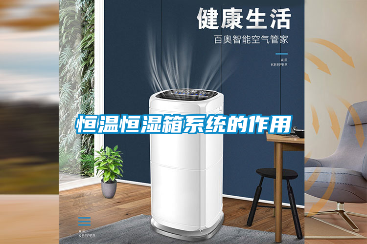 恒溫恒濕箱系統(tǒng)的作用