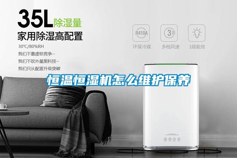 恒溫恒濕機(jī)怎么維護(hù)保養(yǎng)