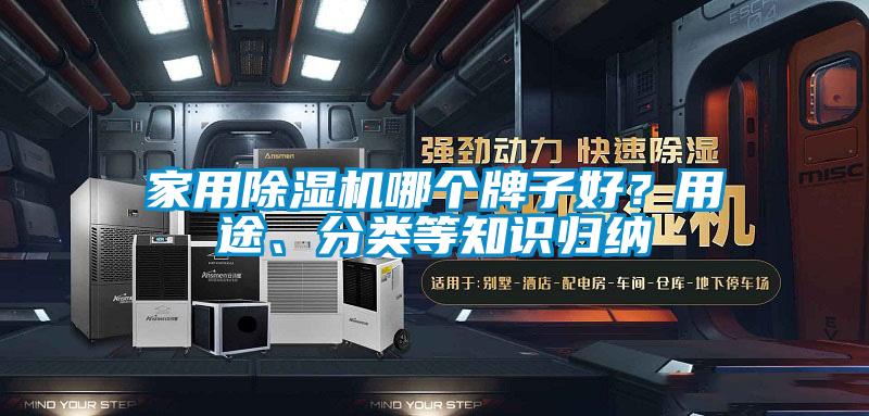 家用除濕機哪個牌子好？用途、分類等知識歸納