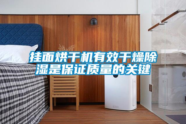 掛面烘干機有效干燥除濕是保證質量的關鍵