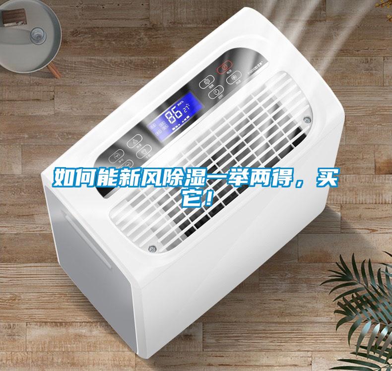 如何能新風除濕一舉兩得，買它！