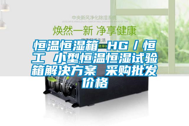 恒溫恒濕箱 HG／恒工 小型恒溫恒濕試驗箱解決方案 采購批發價格