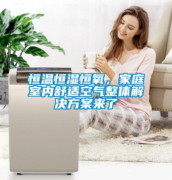 恒溫恒濕恒氧，家庭室內舒適空氣整體解決方案來了