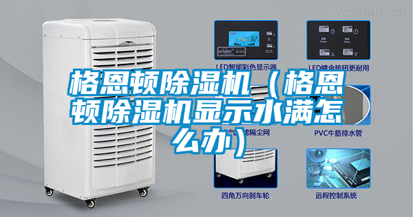 格恩頓除濕機（格恩頓除濕機顯示水滿怎么辦）