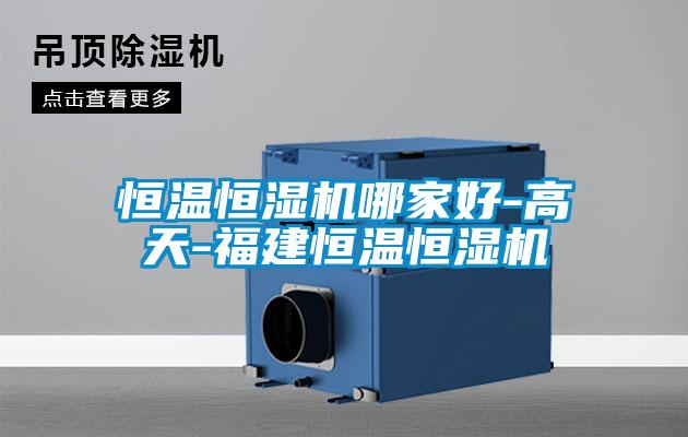 恒溫恒濕機哪家好-高天-福建恒溫恒濕機