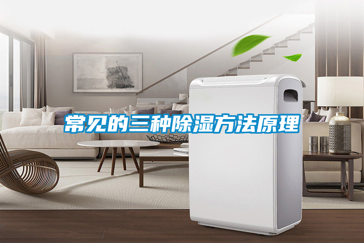 常見的三種除濕方法原理
