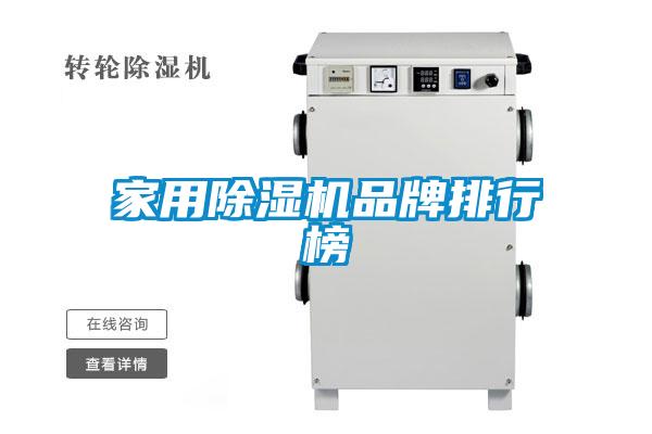 家用除濕機品牌排行榜