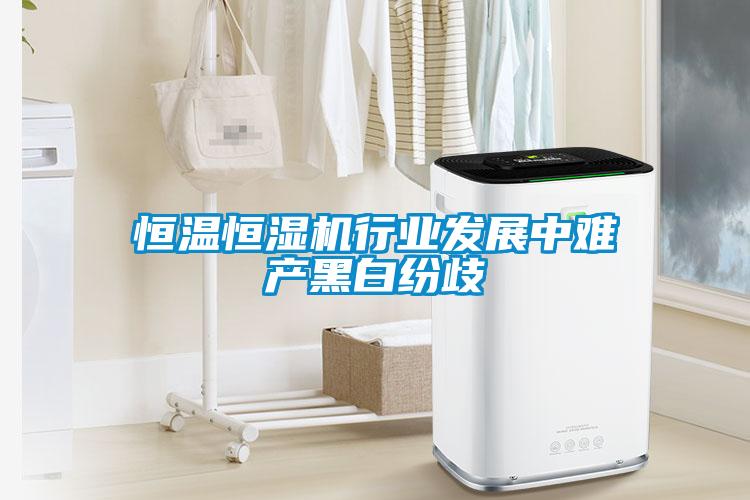 恒溫恒濕機行業發展中難產黑白紛歧