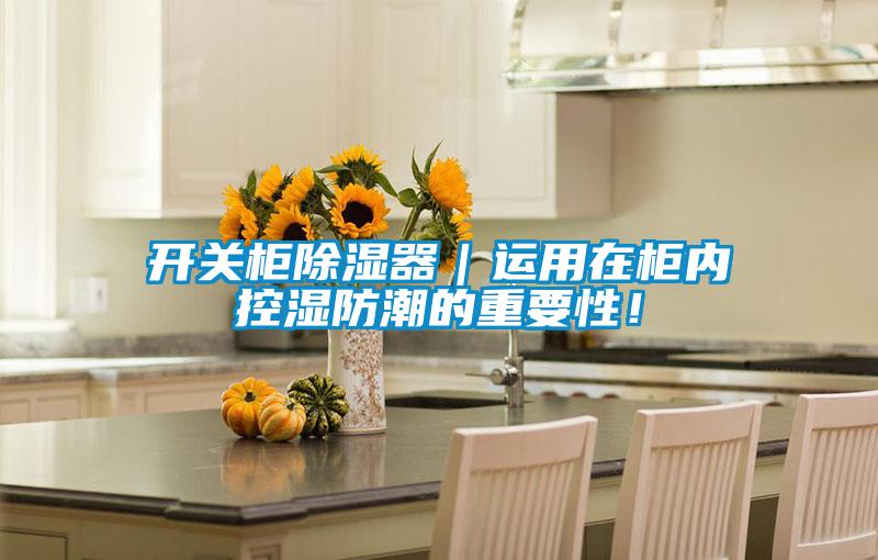 開關(guān)柜除濕器｜運(yùn)用在柜內(nèi)控濕防潮的重要性！