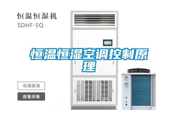 恒溫恒濕空調控制原理