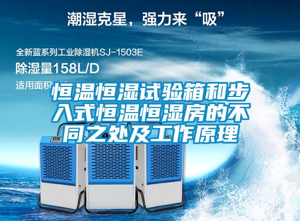 恒溫恒濕試驗箱和步入式恒溫恒濕房的不同之處及工作原理