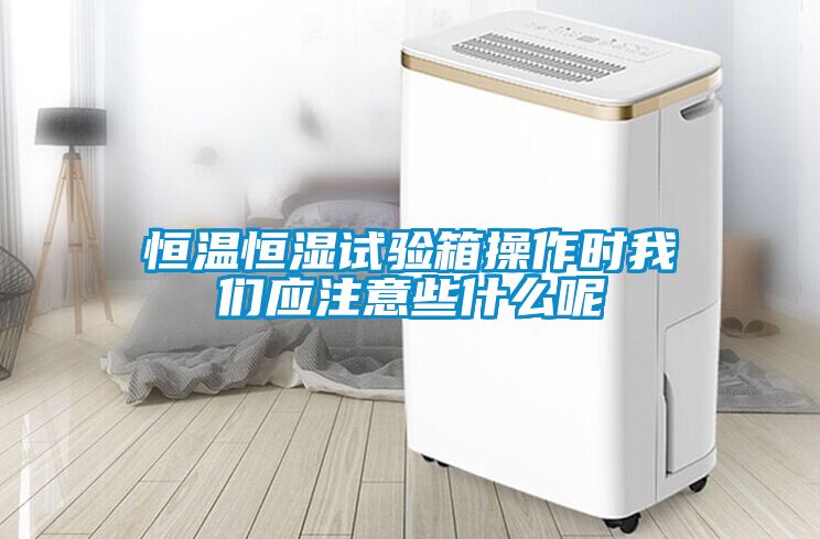 恒溫恒濕試驗(yàn)箱操作時(shí)我們應(yīng)注意些什么呢