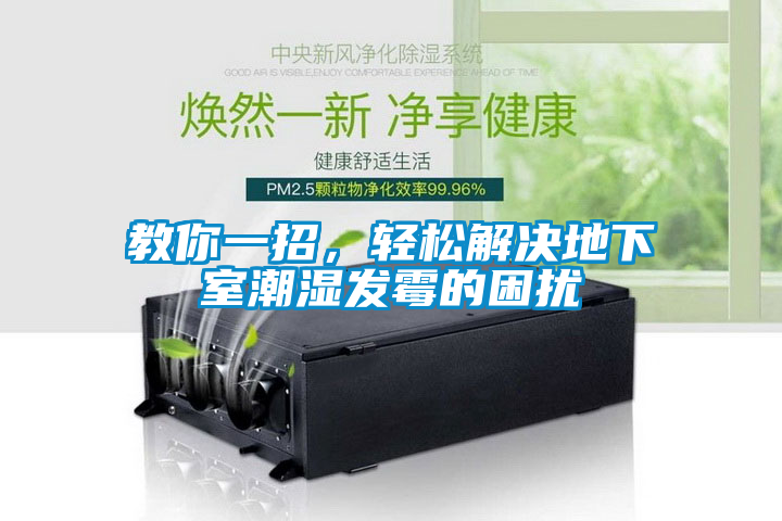教你一招，輕松解決地下室潮濕發(fā)霉的困擾