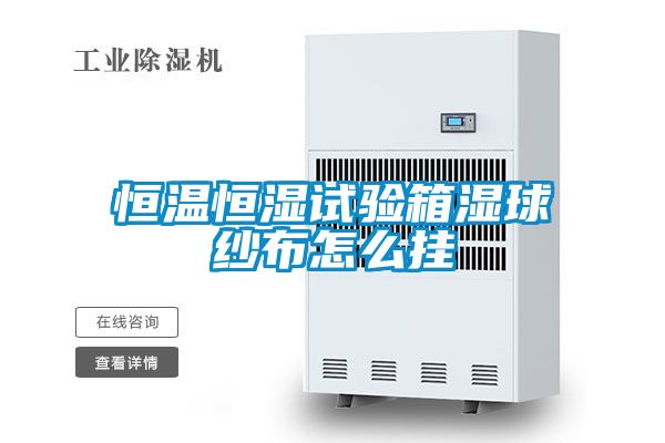 恒溫恒濕試驗箱濕球紗布怎么掛