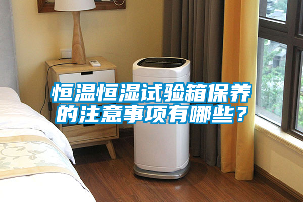 恒溫恒濕試驗箱保養(yǎng)的注意事項有哪些？