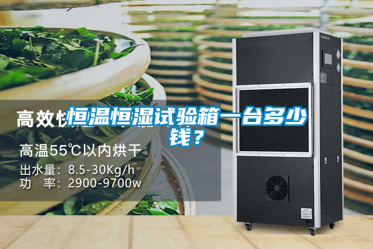 恒溫恒濕試驗箱一臺多少錢？