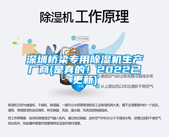 深圳橋梁專用除濕機生產廠商(是真的！2022已更新)