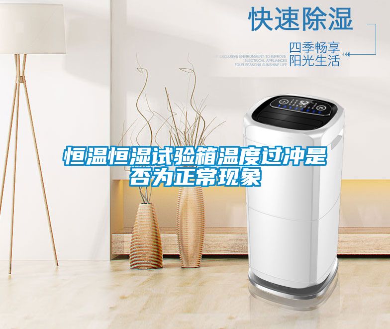 恒溫恒濕試驗箱溫度過沖是否為正常現象
