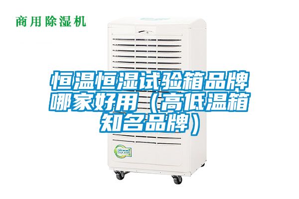 恒溫恒濕試驗箱品牌哪家好用（高低溫箱知名品牌）